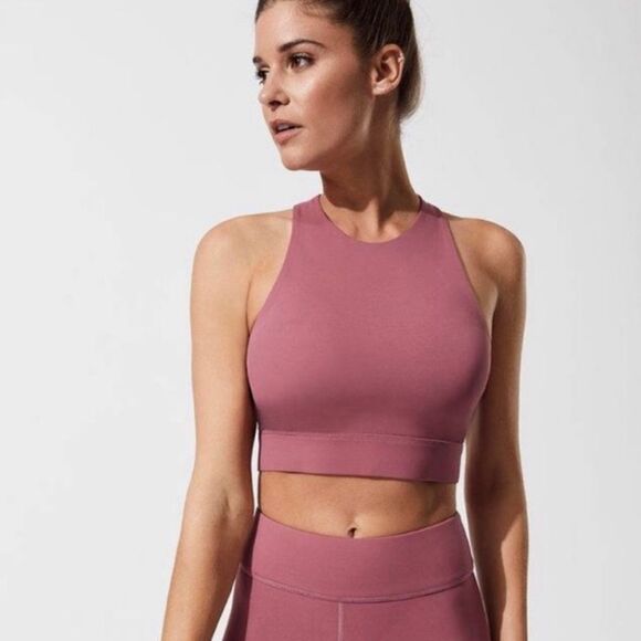 Carbon38 Seminyak Bra Macrame Mauve Pink- Size XS - Picture 2 of 8